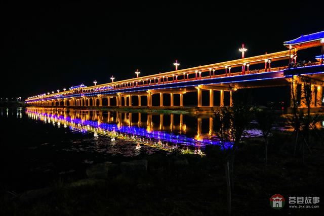 莒縣沭河濕地公園，上演激光水幕音樂噴泉，真是太棒了